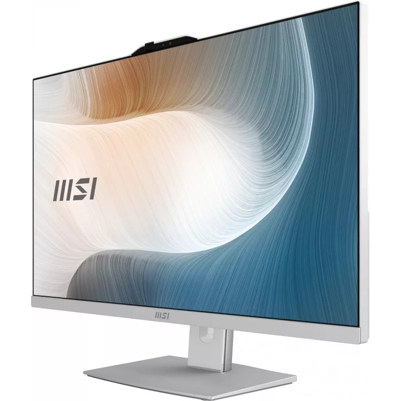 MSI Modern AM242P 1M-1872AT kõik-ühes arvuti/tööjaam Intel Core 5 120U 60,5 cm (23,8 tolli) 1920 x 1080 pikslit 16 GB DDR5-SDRAM 512 GB SSD Windows 11 Home Wi-Fi 6E (802.11ax) Valge