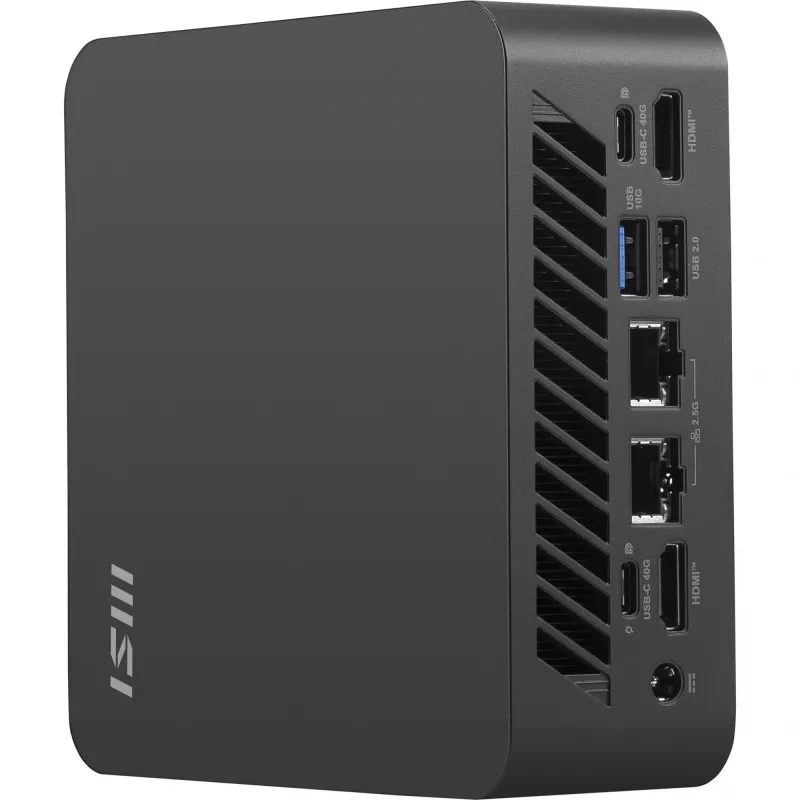 Mini PC barebone MSI Cubi Z AI AMD Ryzen 7 8845HS-ga — kompaktne modulaarne süsteem kohandatud mälu ja salvestusruumi jaoks