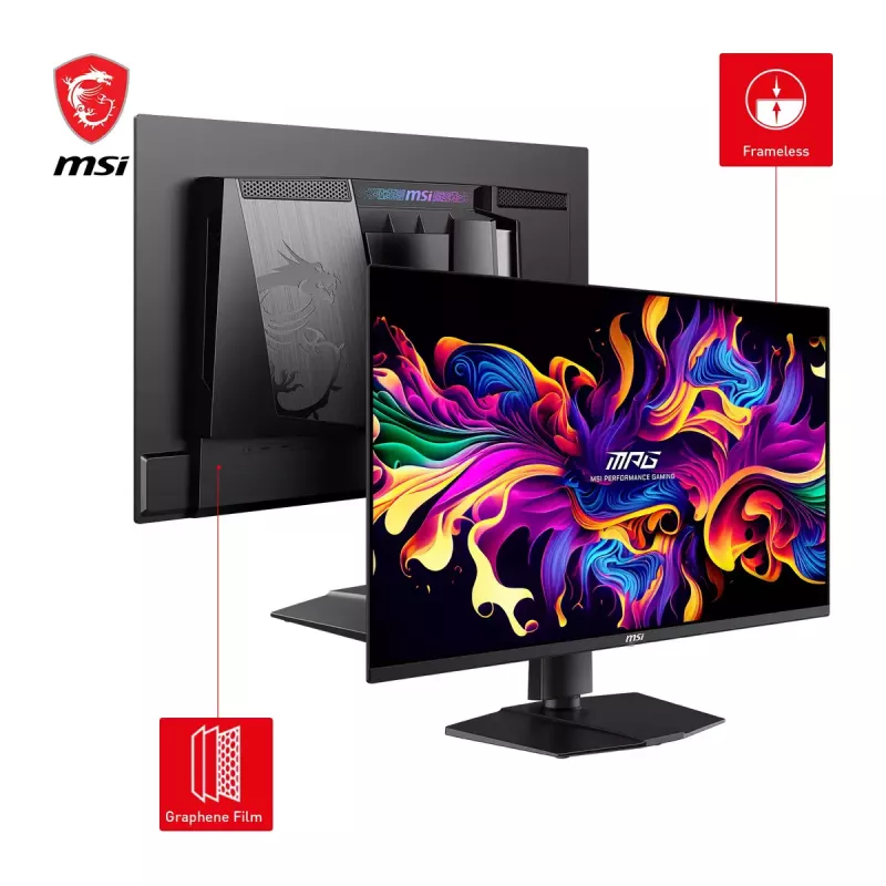 MSI MPG 271QRXDE QD-OLED arvutimonitor 67,3 cm (26,5 tolli) 2560 x 1440 pikslit Wide Quad HD Must