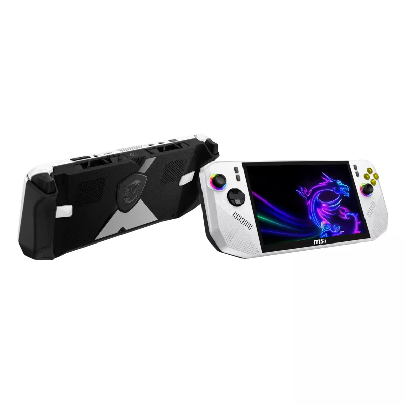 MSI Claw A8 BZ2EM-047NL kaasaskantav mängukonsool 20,3 cm (8 inch) 1 TB puutetundlik ekraan Wi-Fi valge