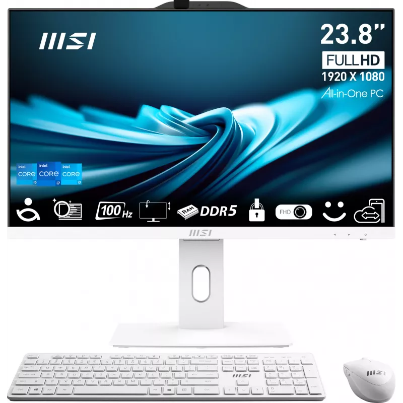 Monoplokkarvuti MSI PRO AP241P 14M — Intel Core i5-14400, 16GB DDR5 5600MHz, 512GB SSD, Intel UHD, Windows 11 Pro