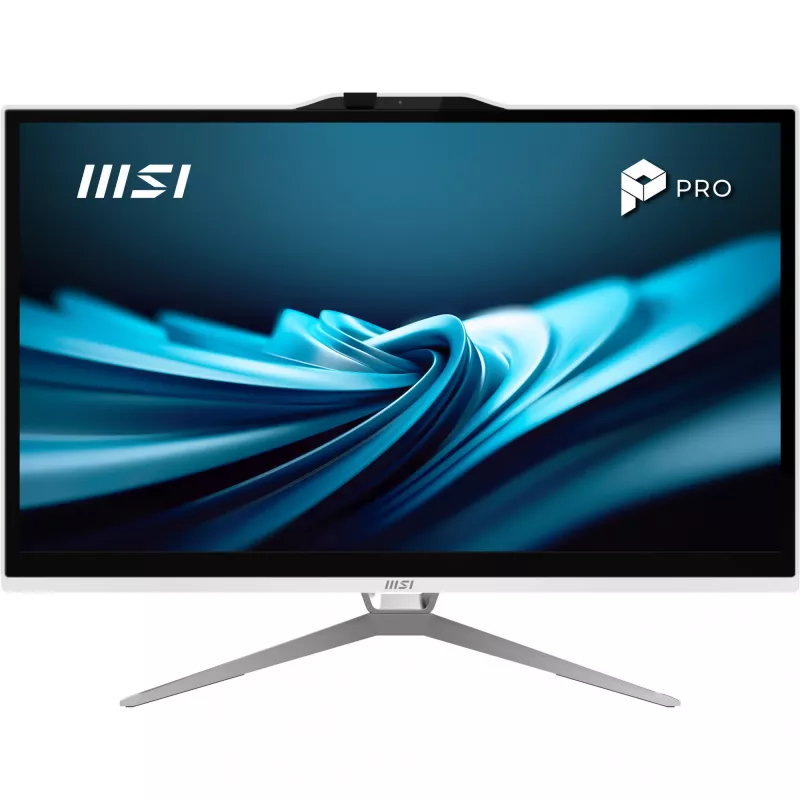 Kõik-ühes arvuti MSI Pro AP222T 14M-623EU — 21,5-tolline Full HD IPS-puutetundlik ekraan, Intel Pentium G7400, 8 GB muutmälu, 128 GB SSD, Windows 11 Pro, valge
