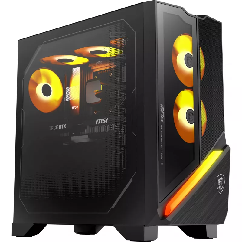MSI MPG Infinite Z3 X3D 9NVRR7-848EU AMD Ryzen™ 7 9800X3D 32 GB DDR5-SDRAM 1 TB SSD NVIDIA GeForce RTX 5070 Ti Windows 11 Home Lauaarvuti Must