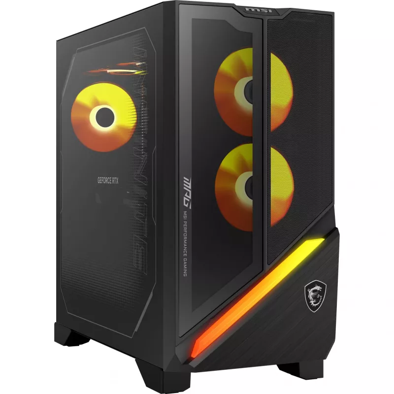 MSI MPG Infinite Z3 X3D 9NVRR7-848EU AMD Ryzen™ 7 9800X3D 32 GB DDR5-SDRAM 1 TB SSD NVIDIA GeForce RTX 5070 Ti Windows 11 Home Lauaarvuti Must