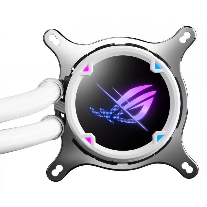 ASUS ROG Strix LC II 360 ARGB Valge Edition protsessori kõik-ühes vedelikjahutus 12 cm