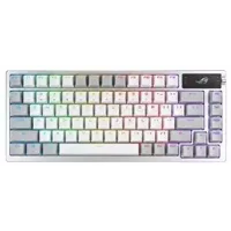 ASUS ROG Azoth klaviatuur mängimiseks USB + RF Juhtmeta + Bluetooth Valge