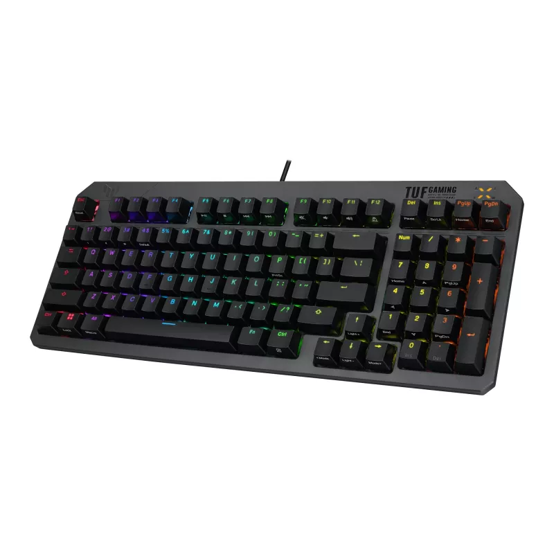 ASUS TUF Gaming K3 Gen II klaviatuur USB QWERTY Must