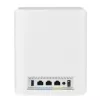 ASUS ZenWiFi BT10 (2 tk) kolmeribalise (2,4 GHz / 5 GHz / 6 GHz) Wi-Fi 7 (802.11be) võrgusüsteem, valge, 3 sisemist antenni