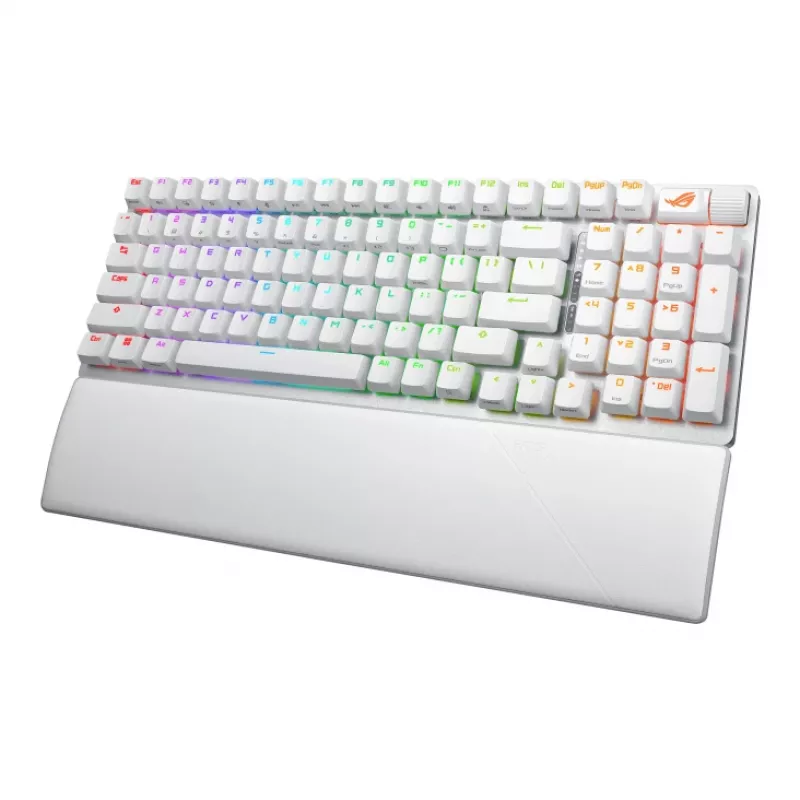 ASUS ROG Strix Scope II 96 Wireless klaviatuur Mängimine USB + RF Juhtmevaba + Bluetooth Valge