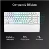 ASUS X901 SCOPE II 96 WL/WHT/NXSW/US/PBT klaviatuur mängurile USB + RF Juhtmevaba + Bluetooth Valge