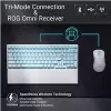 ASUS X901 SCOPE II 96 WL/WHT/NXSW/US/PBT klaviatuur mängurile USB + RF Juhtmevaba + Bluetooth Valge