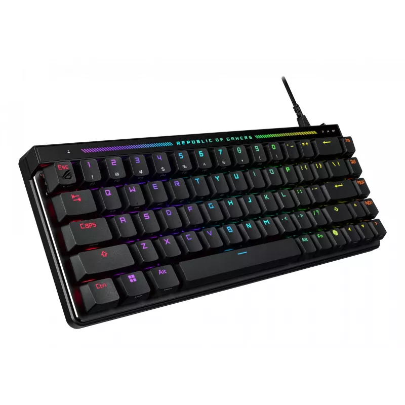 ASUS M605 ROG FALCHION ACE HFX/HFX/US/PBT klaviatuur Mängimine USB QWERTY US International Must