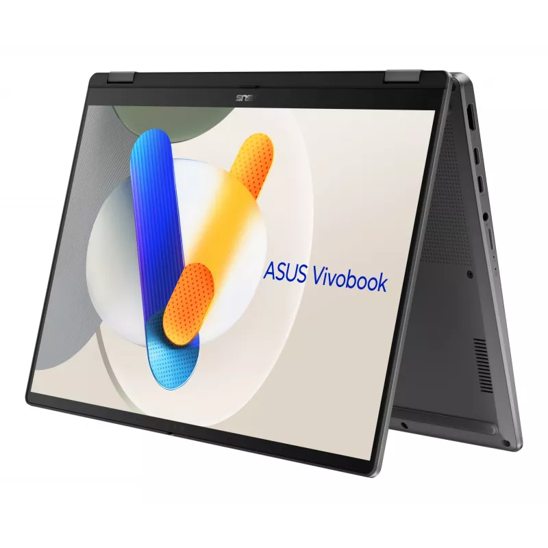 ASUS Vivobook 14 Flip TP3407SA-QL023W Copilot+ PC Intel Core Ultra 7 258V hübriid (2-ühes) 35,6 cm (14 tolli) puutetundlik ekraan WUXGA 32 GB LPDDR5x-SDRAM 1 TB SSD Wi-Fi 7 (802.11be) Windows 11 Home Saksa hall