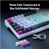 Mehaaniline juhtmevaba klaviatuur ASUS ROG Azoth X — US-paigutus, Bluetooth ja RF 2,4 GHz, valge