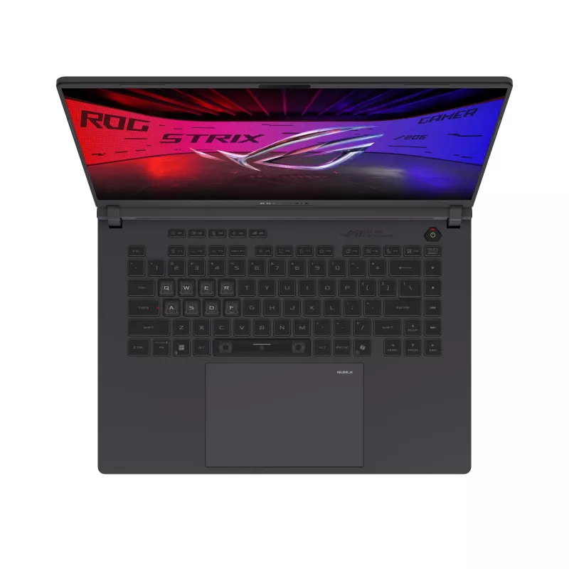 ASUS ROG Strix G16 G615LR-U7321W Intel Core Ultra 7 255HX sülearvuti 40,6 cm (16 tolli) WQXGA 32 GB DDR5-SDRAM 1 TB SSD NVIDIA® GeForce RTX™ 5070 Ti sülearvuti GPU Wi-Fi 7 (802.11be) Windows 11 Home hall