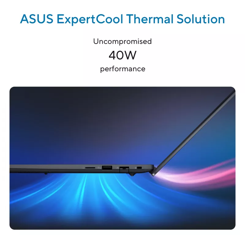 ASUS ExpertBook B5 B5605CCA-MB0015X Intel Core Ultra 7 255H sülearvuti 40,6 cm (16 tolli) WUXGA 16 GB DDR5-SDRAM 512 GB SSD Wi-Fi 7 (802.11be) Windows 11 Pro US International Must, Hall