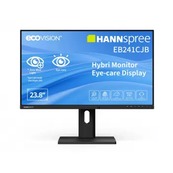 Hannspree Hybri Monitor EB241CJB arvutikuvar 60.5 cm (23.8 tolli) 1920 x 1080 pikslit Full HD LCD Must