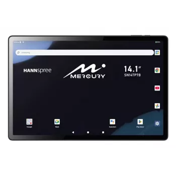Hannspree Mercury Mediatek LTE 128 GB 35.8 cm (14.1 tolli) 6 GB Wi-Fi 5 (802.11ac) Android 15 Must