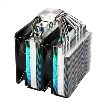 FSP MP7 protsessori jahuti õhk 125 mm must ARGB, õhkjahuti, 12 cm, 800 p/min, 1800 p/min, must