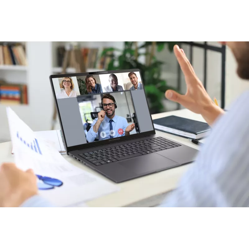 ASUS ExpertBook B3 B3605CCA-MB0370X Intel Core Ultra 5 225H sülearvuti 40,6 cm (16 inch) WUXGA 16 GB DDR5-SDRAM 512 GB SSD Wi-Fi 6E (802.11ax) Windows 11 Pro US International must, hall