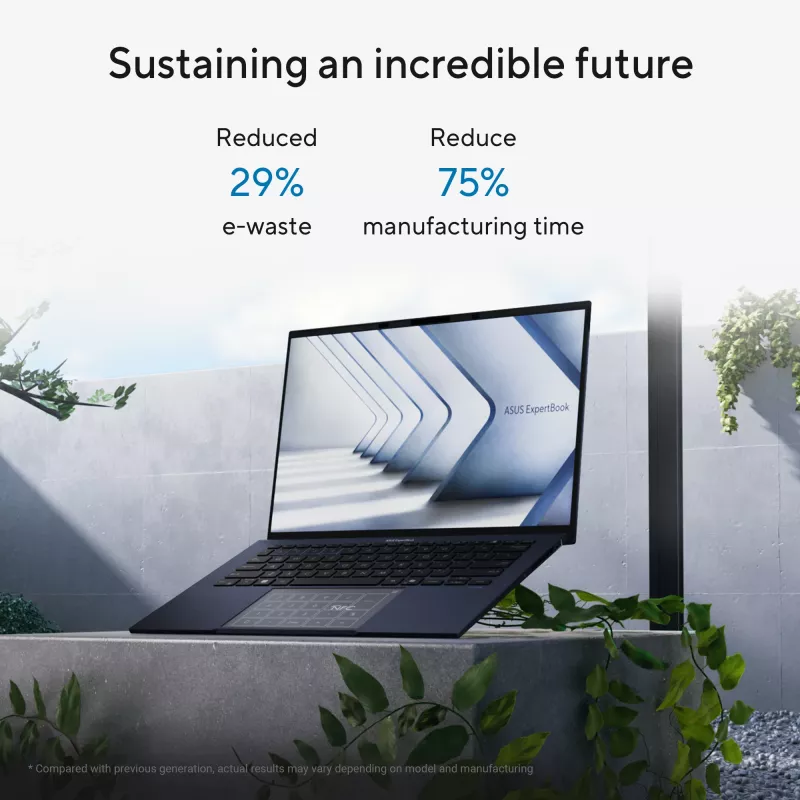 ASUS ExpertBook B9 OLED B9403CVAR-PP1678X Intel Core 7 150U sülearvuti 35,6 cm (14 tolli) WQXGA+ 32 GB LPDDR5x-SDRAM 1 TB SSD Wi-Fi 6E (802.11ax) Windows 11 Pro saksa keeles must