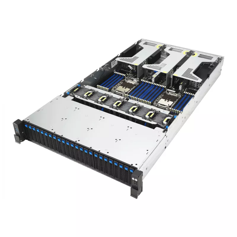 ASUS RS720-E12-RS24G 3,2KW 24N – raamiserver 3,2 kW toiteploki ja 24 kettapesaga