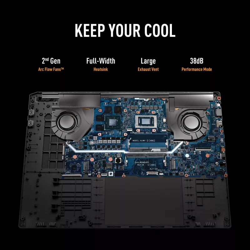 ASUS TUF Gaming A18 FA808UH-S8076W AMD Ryzen™ 7 260 sülearvuti 45,7 cm (18 tolli) Full HD+ 16 GB DDR5-SDRAM 512 GB SSD NVIDIA® GeForce RTX™ 5050 Wi-Fi 6E (802.11ax) Windows 11 Home Dutch hall
