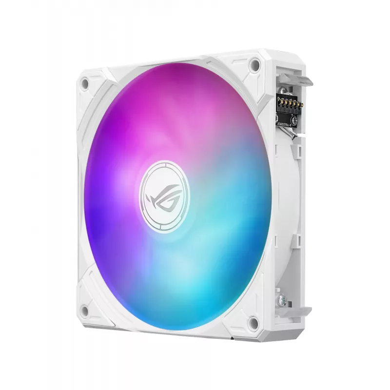 Kõik-ühes vedelikjahutus ASUS ROG Ryuo IV SLC 360 ARGB Valge Edition — 360 mm radiaator, 3×120 mm ventilaatorit, AMOLED-ekraan, LGA 1700 tugi
