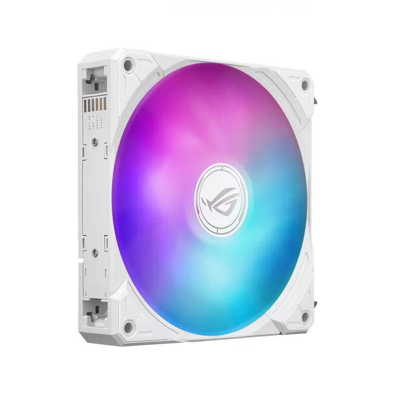 Kõik-ühes vedelikjahutus ASUS ROG Ryuo IV SLC 360 ARGB Valge Edition — 360 mm radiaator, 3×120 mm ventilaatorit, AMOLED-ekraan, LGA 1700 tugi