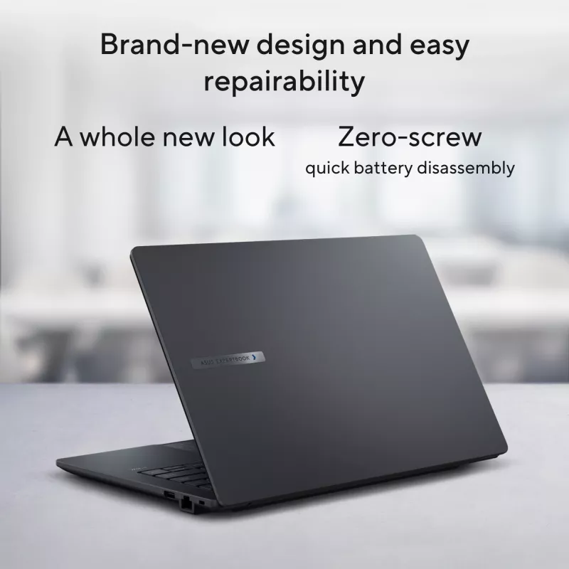 ASUS ExpertBook B1 B1403CVA-S64917X Intel® Core™ i5 i5-13420H sülearvuti 35,6 cm (14 tolli) Full HD 8 GB DDR5-SDRAM 256 GB SSD Wi-Fi 6E (802.11ax) Windows 11 Pro US International Must, Hall