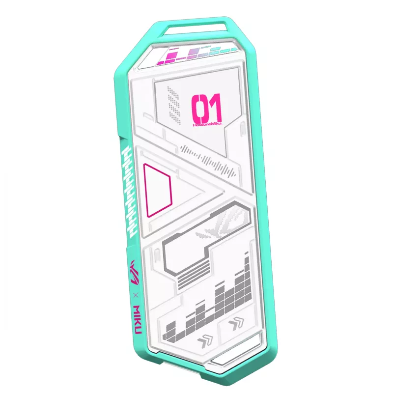 SSD-korpus ASUS ROG Strix Arion Hatsune Miku Edition Valge M.2 PCIe USB USB-C 10 Gbit/s