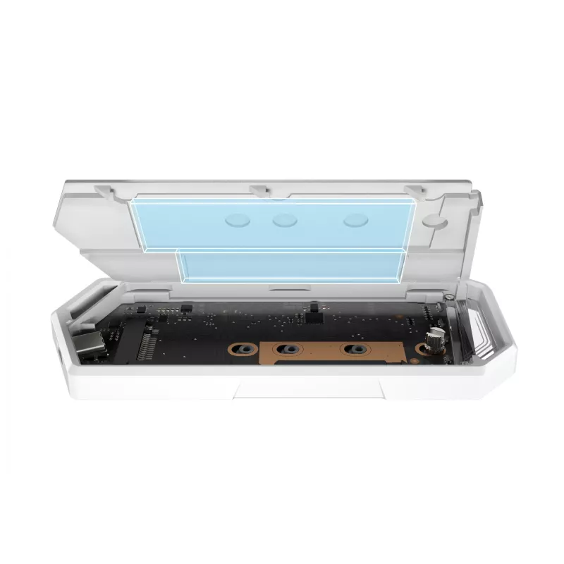 SSD-korpus ASUS ROG Strix Arion Hatsune Miku Edition Valge M.2 PCIe USB USB-C 10 Gbit/s