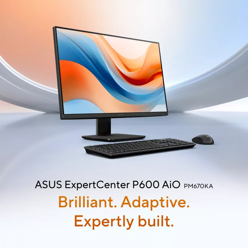 ASUS ExpertCenter P600 AiO PM670KA-BPE011X Copilot+ PC AMD Ryzen™ AI 7 68,6 cm (27-tolline) 1920 x 1080 pikslit Kõik-ühes-arvuti 16 GB DDR5-SDRAM 512 GB SSD Windows 11 Pro Wi-Fi 6 (802.11ax) Must