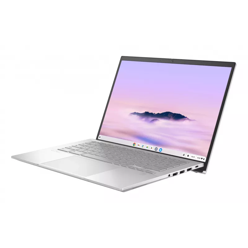 ASUS Chromebook Plus Enterprise CB54 CB5403CMA-QM0916 Intel Core Ultra 7 155U 35,6 cm (14-tolline) puutetundlik WQXGA 16 GB LPDDR5x-SDRAM 256 GB SSD Wi-Fi 6E (802.11ax) ChromeOS USA rahvusvaheline hõbedane