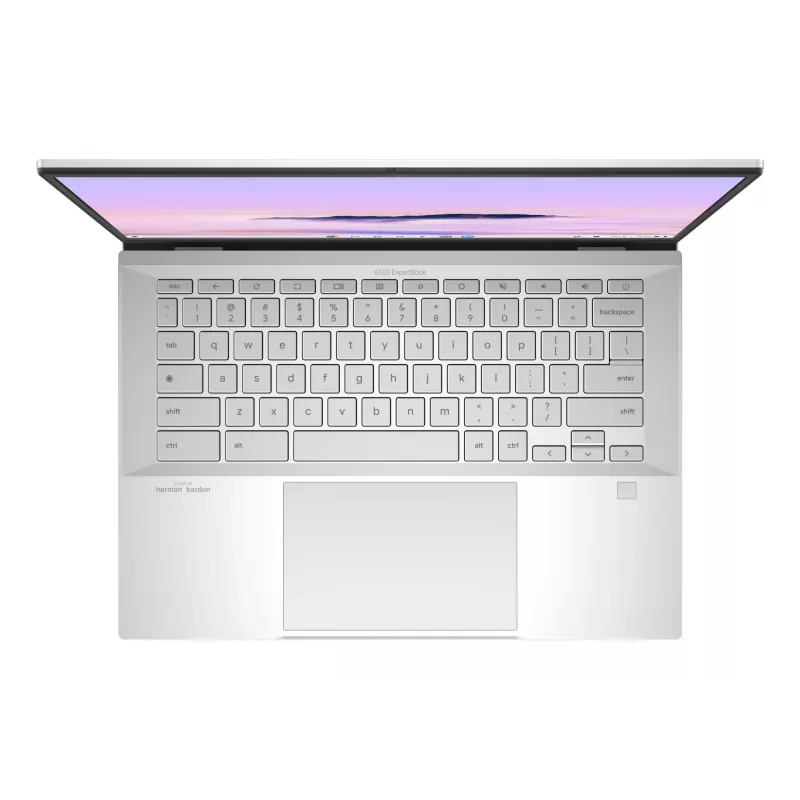 ASUS Chromebook Plus Enterprise CB54 CB5403CMA-QM0916 Intel Core Ultra 7 155U 35,6 cm (14-tolline) puutetundlik WQXGA 16 GB LPDDR5x-SDRAM 256 GB SSD Wi-Fi 6E (802.11ax) ChromeOS USA rahvusvaheline hõbedane