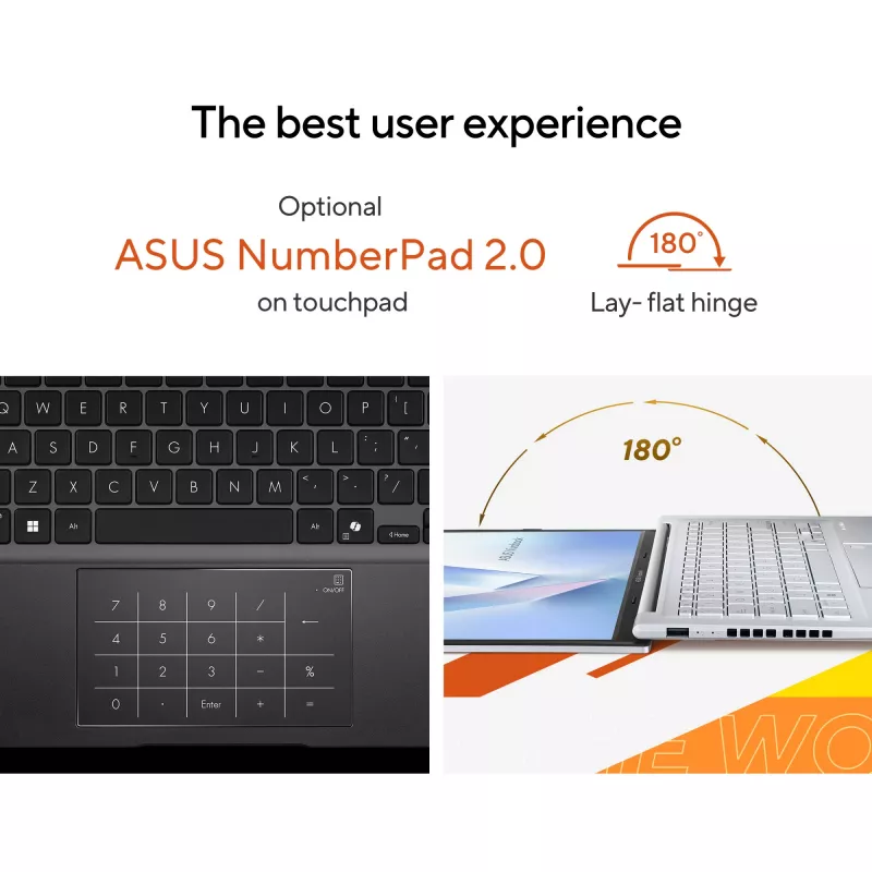 ASUS Vivobook 14 M1405NAQ-LY025W AMD Ryzen™ 7 170 sülearvuti 35,6 cm (14 tolli) WUXGA 16 GB DDR5-SDRAM 512 GB SSD Wi-Fi 6 (802.11ax) Windows 11 Home Hollandi Must