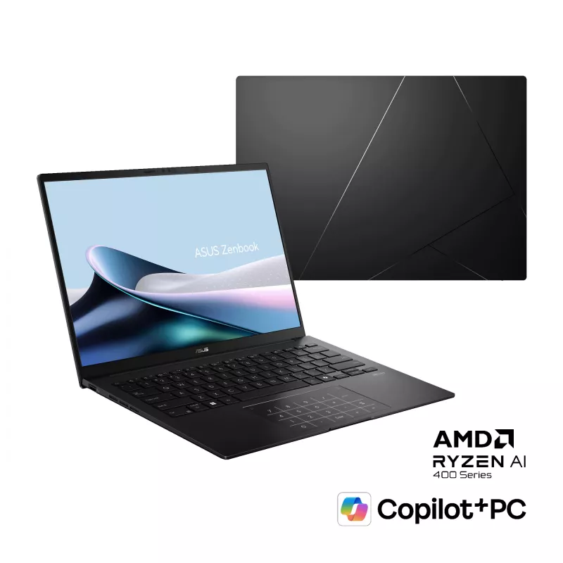 ASUS Zenbook 14 OLED UM3406GA-QD031W Copilot+ PC AMD Ryzen™ AI 7 445 sülearvuti 35,6 cm (14 tolli) WUXGA 32 GB LPDDR5x-SDRAM 1 TB SSD Wi-Fi 6E (802.11ax) Windows 11 Home Dutch Must