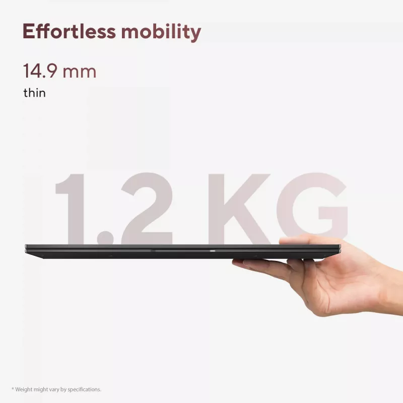ASUS Zenbook 14 OLED UM3406GA-QD031W Copilot+ PC AMD Ryzen™ AI 7 445 sülearvuti 35,6 cm (14 tolli) WUXGA 32 GB LPDDR5x-SDRAM 1 TB SSD Wi-Fi 6E (802.11ax) Windows 11 Home Dutch Must