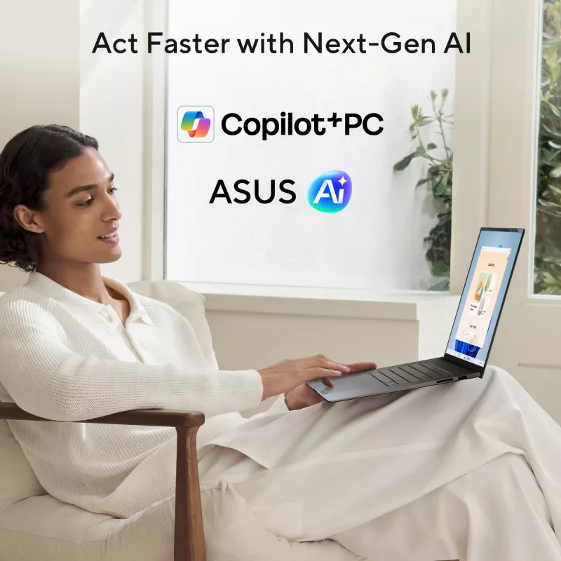ASUS Zenbook S16 UM5606GA-SS180W Copilot+ PC AMD Ryzen AI 9 465 sülearvuti 40.6 cm (16 tolli) 3K 32 GB LPDDR5x-SDRAM 1 TB SSD Wi-Fi 7 (802.11be) Windows 11 Home Dutch hall