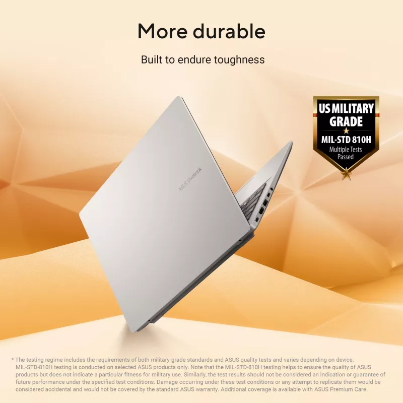 ASUS Vivobook 14 M1407GA-LY012W Copilot+ PC AMD Ryzen™ AI 7 445 sülearvuti 35,6 cm (14 tolli) WUXGA 16 GB DDR5-SDRAM 512 GB SSD Wi-Fi 6 (802.11ax) Windows 11 Home Dutch Silver
