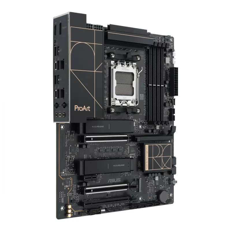 Emaplaat ASUS PROART B850-CREATOR WiFi NEO — AMD B850, pesa AM5, ATX, DDR5, 4 DIMM, 256 GB, Wi‑Fi 7, 5Gb Ethernet