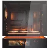 COUGAR PC Midi Tower Case CFV235 Vision — ARGB, 9.16 tolli (23.3 cm) LCD 1920×462, Mesh, ees 2×160 mm, taga 1×120 mm, must