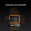 COUGAR PC Midi Tower Case CFV235 Vision — ARGB, 9.16 tolli (23.3 cm) LCD 1920×462, Mesh, ees 2×160 mm, taga 1×120 mm, must