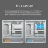 COUGAR PC Midi Tower Case CFV235 Vision — ARGB, 9.16 tolli (23.3 cm) LCD 1920×462, Mesh, ees 2×160 mm, taga 1×120 mm, must