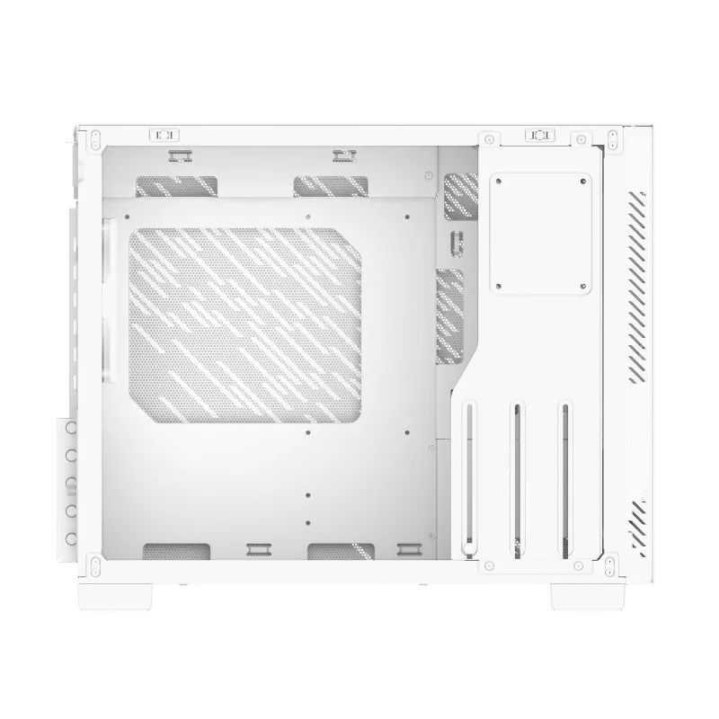 XPG VALOR AIR NANO MID-TOWER KORPUS - Valge, Midi Tower, PC, Valge, mikro ATX, Mini-ITX, SPCC, 17 cm