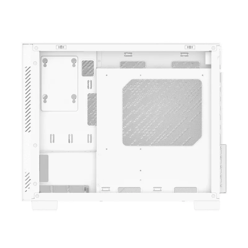 XPG VALOR AIR NANO MID-TOWER KORPUS - Valge, Midi Tower, PC, Valge, mikro ATX, Mini-ITX, SPCC, 17 cm