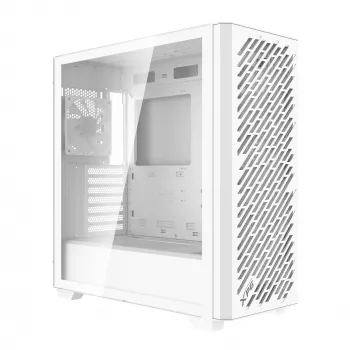 XPG VALOR AIR PRO kesk-torni korpus, Midi Tower, PC, valge, ATX, EATX, micro ATX, Mini-ATX, SPCC, karastatud klaas, mitmevärviline
