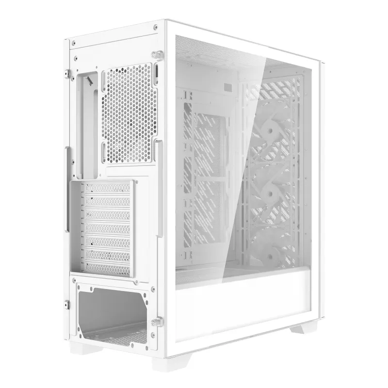 XPG VALOR AIR PRO kesk-torni korpus, Midi Tower, PC, valge, ATX, EATX, micro ATX, Mini-ATX, SPCC, karastatud klaas, mitmevärviline