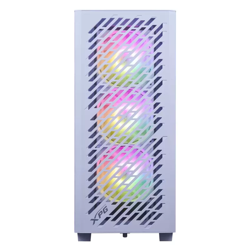 XPG VALOR AIR PRO kesk-torni korpus, Midi Tower, PC, valge, ATX, EATX, micro ATX, Mini-ATX, SPCC, karastatud klaas, mitmevärviline