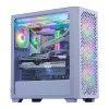 XPG VALOR AIR PRO kesk-torni korpus, Midi Tower, PC, valge, ATX, EATX, micro ATX, Mini-ATX, SPCC, karastatud klaas, mitmevärviline